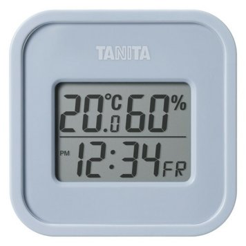 【送料無料・包装無料・のし無料】タニタ デジタル温湿度計(小型) ブルーグレー TT-588-BLギフト 敬老の日 入学祝い 卒業祝い 就職祝い 結婚祝い 誕生日 出産祝い 引越祝い 香典返し 新盆 初盆 御礼 お中元 内祝い 快気祝い ご挨拶 志 法事
