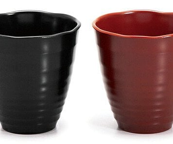 和らぎフリーカップペア(黒・吟朱) インテリア 漆器 盆 カタログギフト 景品 粗品