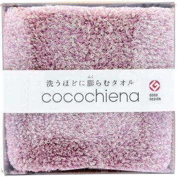 cocochiena(ココチエナ) ココキューブ フェイスタオル 約34×80cm ピンク CE-871 1枚入 誕生日 女性 男性 女友達 男友達 プチギフト ※送料無料(北海道・沖縄は除く)