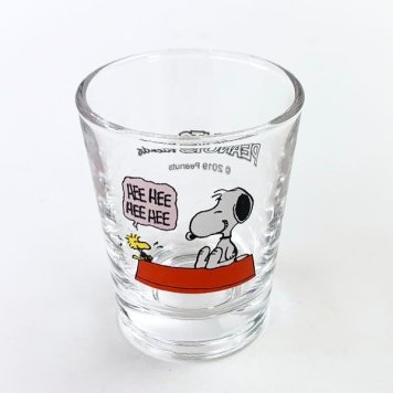スヌーピー PEANUTS ミニグラス HEEHEE グラス  マリモクラフト