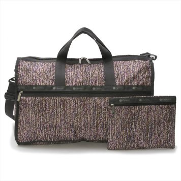 レスポートサック LeSportsac ボストンバッグ 斜めがけバッグ 7185 D972 LARGE WEEKENDER ラージウィークエンダー SPRINKLE TEXTURE パープル系マルチ