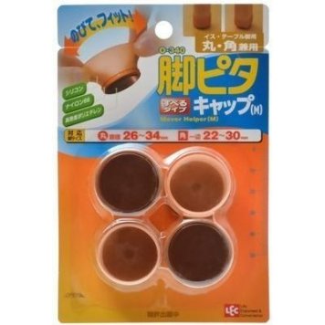 レック 脚ピタキャップ M イス・テーブル脚用 丸・角兼用(椅子足カバー テーブル 脚 キャップ)O-340 4903320394070