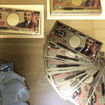金の一万円 壱萬円 一億円 壱億円 ミリオンドル札【金色】【ゴールド】【シルバー】【護符】【御利益】【金運招来】【開運】【縁起物】【風水】【レプリカ】【メール便可能】