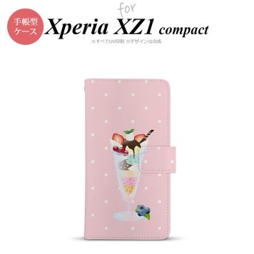【手帳型 スマホ カバー ケース】【SO02K】【エクスペリア XZ1】手帳型 ケース SO-02K スマホ カバー Xperia XZ1 Compact エクスペリア パフェ nk-004s-so02k-dr663【メール便送料無料】