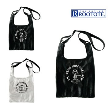【クリックポスト/時間指定不可】【ROOTOTE】8447 IP.BS.メタリック.Peanuts-0Q トートバッグ スヌーピー かわいい 普段使い レディース ギフト ブラック