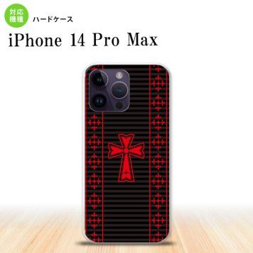 iPhone14 ProMax iPhone14 Pro Max スマホケース 背面ケース ハードケース ゴシック 黒 赤 2022年 9月発売 nk-i14pm-1010