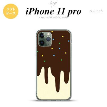 iPhone11Pro iPhone11 Pro スマホケース ソフトケース アイス 黄 メンズ レディース nk-i11p-tp349