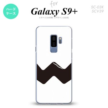 Galaxy S9+ ギャラクシー S9プラス SC-03K SCV39 専用 スマホケース カバー ハードケース イラストデザイン（A） 白×黒 nk-s9p-193[スマホ,スマホケース,スマホカバー,ケース,カバー,ジャケット]