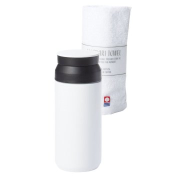 【ギフト対応無料】AMli HOME ボトル340ml&今治タオル ホワイト (SB-1738/7) ※送料無料(北海道・沖縄は除く)