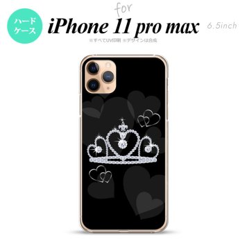 iPhone11ProMax iPhone11pro max スマホケース ハードケース クラウン 黒 メンズ レディース nk-i11pm-603