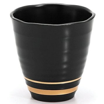 和らぎフリーカップ　ライン　黒 インテリア 漆器 盆 カタログギフト 景品 粗品