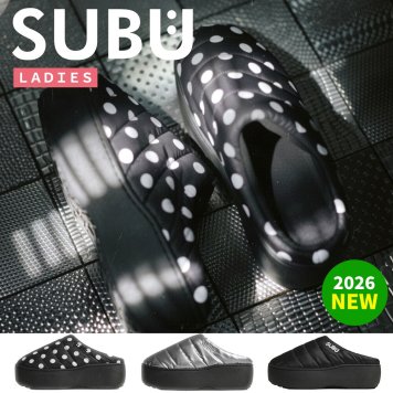 スブ プラットフォーム サンダル 厚底 レディース SUBU PLATFORM ドット ブラック シルバー 正規品 冬用サンダル ルームシューズ 外履き 2026 秋冬 スリッポン 履きやすい 痛くない 防寒 正規販売店
