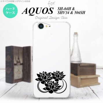 【SH04H】【スマホケース/スマホカバー】【アクオス ゼータ】SH04H スマホケース AQUOS ZETA SH04H カバー アクオス ゼータ 蓮 クリア×黒 nk-sh04h-502【メール便送料無料】