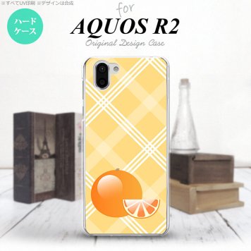 AQUOS R2 アクオス アール2 SH-03K SHV42 専用 スマホケース カバー ハードケース オレンジ nk-r2-652[スマホ,スマホケース,スマホカバー,ケース,カバー,ジャケット]