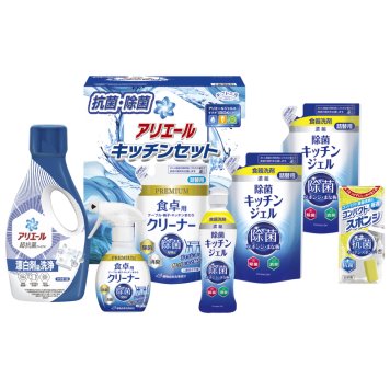 ギフト工房 アリエール&キッチンセット ／洗濯用洗剤 洗剤・柔軟剤・クリーナー 日用消耗品 日用品・ヘルスケア お中元 御中元 ギフト 夏ギフト 暑中見舞 残暑見舞 時期 いつ お礼 お返し グルメ のし お盆 初盆 新盆 お供 御供 ギフト 2026 送料無料 ギフト プレゼント プチギフト 内祝い 快気祝い 出産祝い 結婚祝い 引出物 新築祝い お返し