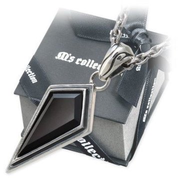 M's collection エムズコレクション  シルバー ネックレス オニキス ブラック 彼氏 メンズ