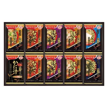 【ギフト対応無料】お歳暮 アマノフーズ おみそ汁贅沢ギフト (300Z) ※送料無料(北海道・沖縄は除く)