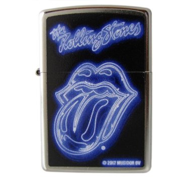 ジッポー ライター THE ROLLING STONES ローリング・ストーンズ ブラック シルバー 29581 アウトドア レジャースポーツ