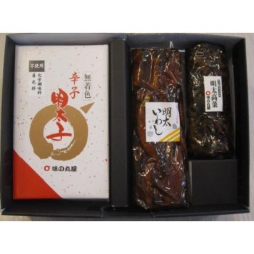 丸屋無着色辛子明太子ギフトセットA プレゼント 御中元 夏のごあいさつ 御礼 御祝 快気祝 志