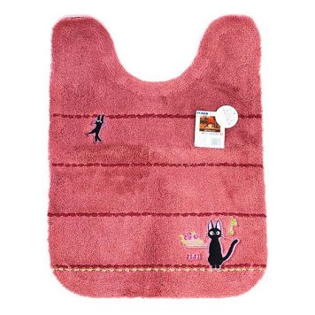 魔女の宅急便 ジジ 昼下り トイレマット マット ロングサイズ トイレ インテリア ローズ