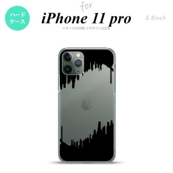 iPhone11Pro iPhone11 Pro スマホケース ハードケース ホラー 黒 メンズ レディース nk-i11p-194