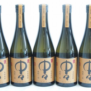 5本セット(麦焼酎 中々 25度黒木本店 (宮崎県)) 720ml×5本