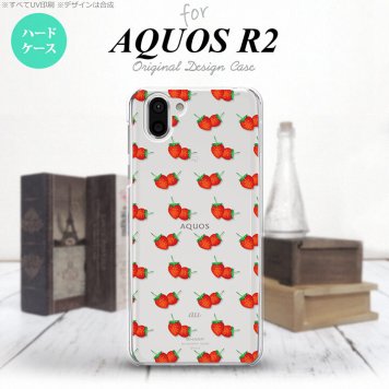 AQUOS R2 アクオス アール2 SH-03K SHV42 専用 スマホケース カバー ハードケース 苺・イチゴ nk-r2-045[スマホ,スマホケース,スマホカバー,ケース,カバー,ジャケット]