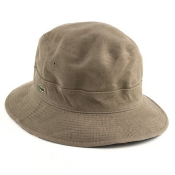 LACOSTE ハット サファリハット メンズ 春 秋冬 リバーシブル サハリハット チェック 無地 ラコステ 帽子 レディース カジュアル サハリ 紳士 アウトドア 日よけ ベージュ プレゼント 男性 女性 父の日