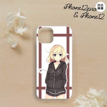 iPhone12/iPhone12pro iPhone12 / iPhone12pro スマホケース ソフトケース 女の子 B 茶 メンズ レディース nk-i12-tp1331