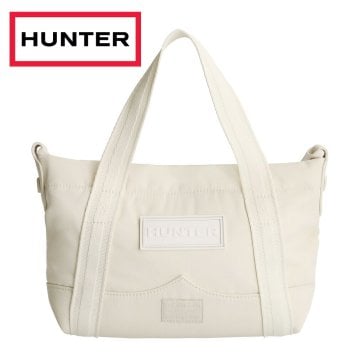 ハンター HUNTER トートバッグ ショルダーバッグ 2WAY ナイロン ミニ トップクリップ トート ボーン イン スコットランド 軽量 耐水UBS5552KBM ホワイト
