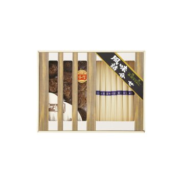 乾物家 国産椎茸と手延そうめん御詰合せ KBY-BE3【北海道・沖縄県・離島 配送不可】