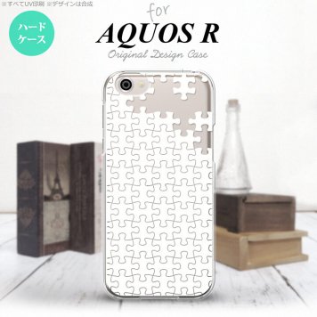 【SH03J】【スマホケース/スマホカバー】【アクオス R】SH03J スマホケース AQUOS R SH-03J カバー アクオス R パズル 白 nk-sh03j-1202【メール便送料無料】