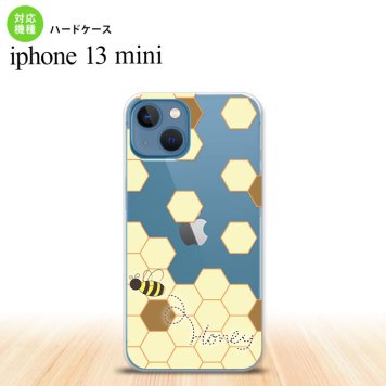 iPhone13mini iPhone13 mini ケース ハードケース ハニー クリア 茶  nk-i13m-1688