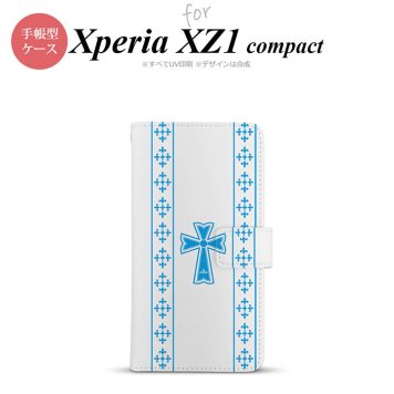 【手帳型 スマホ カバー ケース】【SO02K】【エクスペリア XZ1】手帳型 ケース SO-02K スマホ カバー Xperia XZ1 Compact エクスペリア ゴシック 水色 nk-004s-so02k-dr1006【メール便送料無料】