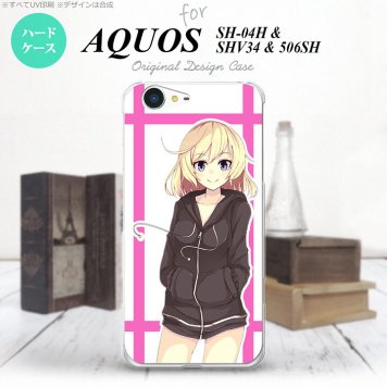 【SH04H】【スマホケース/スマホカバー】【アクオス ゼータ】SH04H スマホケース AQUOS ZETA SH04H カバー アクオス ゼータ キャラB ピンク nk-sh04h-1327【メール便送料無料】