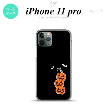 iPhone11Pro iPhone11 Pro スマホケース ハードケース ハロウィン カボチャ 連 小 黒 メンズ レディース nk-i11p-408