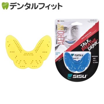 【送料無料】マウスピース SISU Aero Guard (エアロガード) サニーイエロー