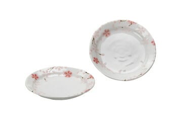 神宮桜　ペア小皿  JS-001 景品 記念品 粗品 ノベルティ 名入れ 御挨拶 ご挨拶