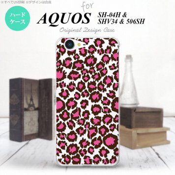 【SH04H】【スマホケース/スマホカバー】【アクオス ゼータ】SH04H スマホケース AQUOS ZETA SH04H カバー アクオス ゼータ ヒョウ柄 茶クリアB nk-sh04h-899【メール便送料無料】