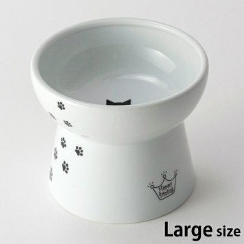 猫壱 猫用 脚付フードボウル L（ラージ）