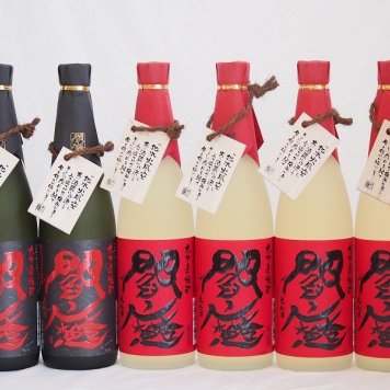 麦焼酎閻魔セット 全量麹仕込2本 樽熟成4本 老松酒造(大分県)720ml×6本