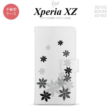 【手帳型 スマホ カバー ケース】【SO01J】【エクスペリア XZ 】手帳型 ケース SO-01J スマホ カバー XPERIA XZ エクスペリア ティアレ 黒 nk-004s-so01j-dr1077【メール便送料無料】