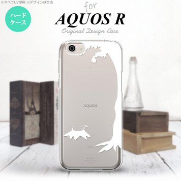 【SH03J】【スマホケース/スマホカバー】【アクオス R】SH03J スマホケース AQUOS R SH-03J カバー アクオス R 切り株 白 nk-sh03j-199【メール便送料無料】