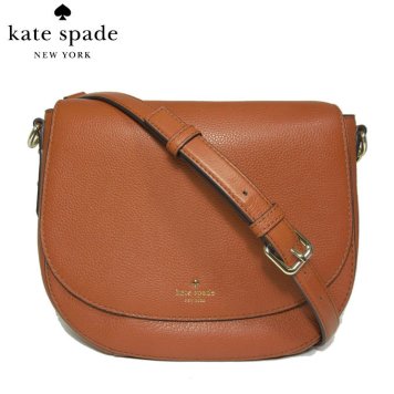 ケイト・スペード アウトレット kate spade ショルダーバッグ WKRU5621-229 saffron / larchmont avenue レザー 斜め掛け ショルダー warmcognac(229):ブラウン系