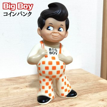 コインバンク ビッグボーイ ボビー ソフビ 貯金箱 アンティーク Big Boy キャラクター かわいい アメリカン 雑貨 レトロ 小物入れ 可愛い ソフトビニール インテリア おしゃれ 置物 レストラン カフェ バー 店舗