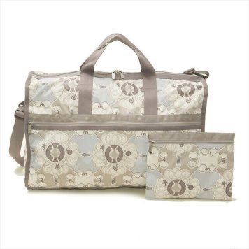 レスポートサック LeSportsac バッグ LARGE WEEKENDER 7185 E195 ラージウィークエンダー 2way ショルダー ボストンバッグ SEAFARING ロープ柄ベージュ系