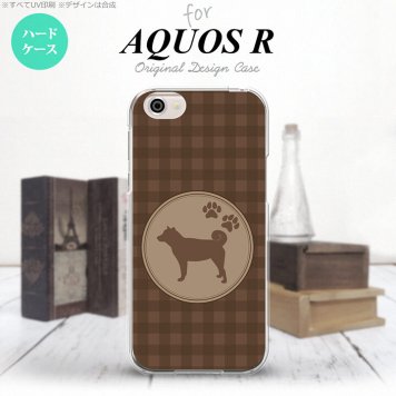 【SH03J】【スマホケース/スマホカバー】【アクオス R】SH03J スマホケース AQUOS R SH-03J カバー アクオス R 柴犬 茶 nk-sh03j-821【メール便送料無料】