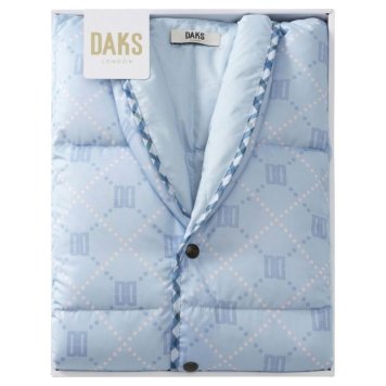 【ギフト対応無料】ダックス 洗える羽毛ポンチョ ブルー (DK561120) ※送料無料(北海道・沖縄は除く)