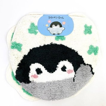 コウペンちゃん トイレマットセット コウペンちゃん トイレ用品 マット フタカバー カバー グリーン