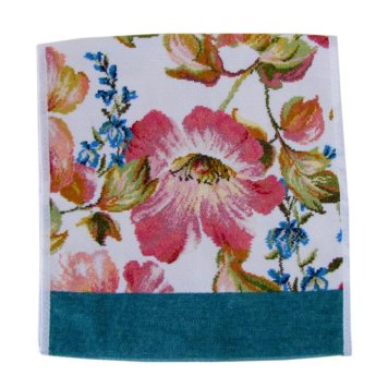 フェイラー タオル FEILER ゲストタオル フェイスタオル 37cm×80cm HIBISCUS ハイビスカス ブルーグリーン 誕生日 結婚祝い 結婚式 バレンタイン 高級 ホワイトデー 父の日 母の日
